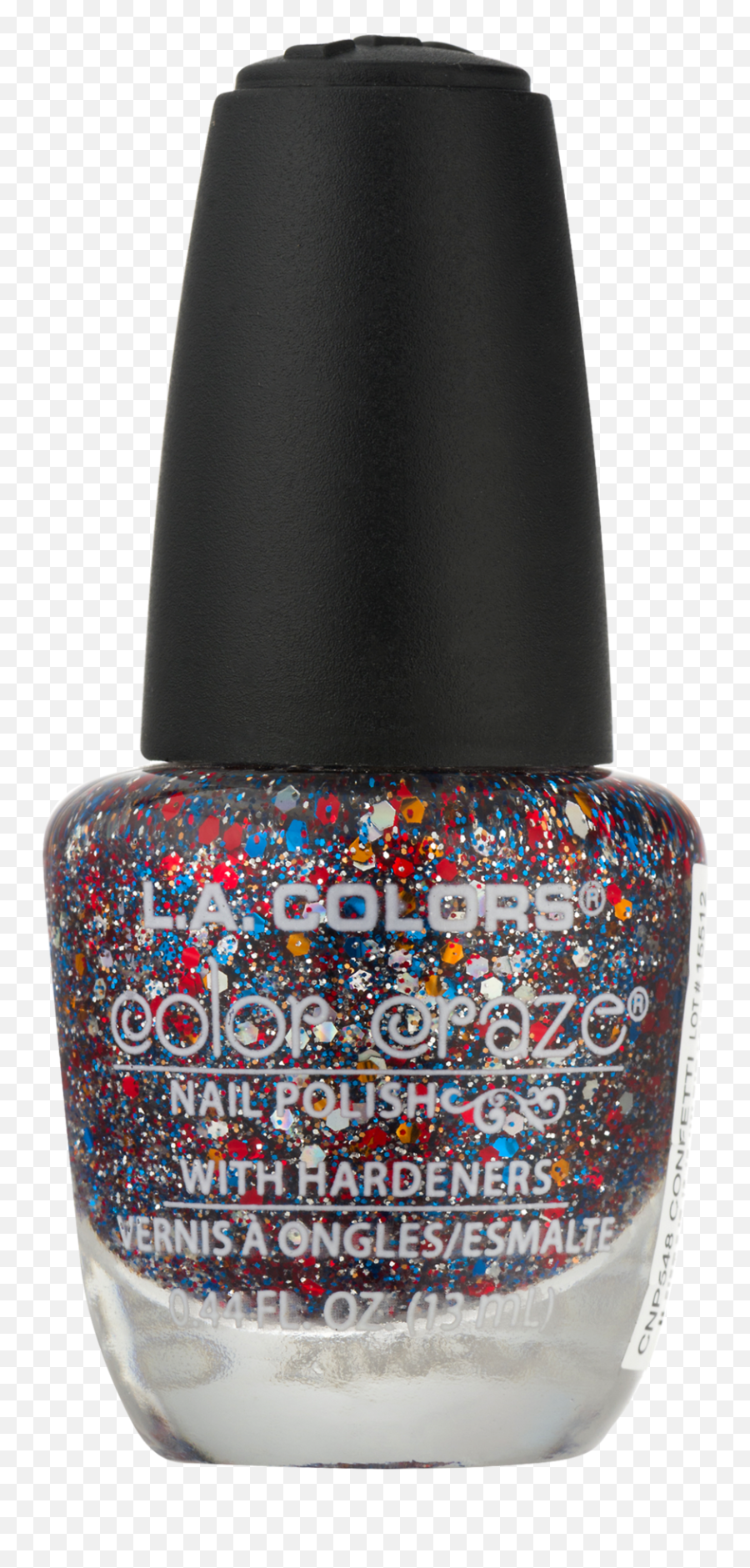 La Colors Color Craze Nail Polish Confetti 044 Fl Oz - Nail Polish Png,Glitter Confetti Png
