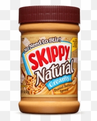 Skippy Natural Creamy Peanut Butter Spread - Skippy Png,Peanuts Png