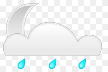 Download Hd Moon Clipart Rain - Art Transparent png