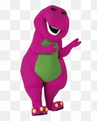 Barney Mascot Standing Transparent Png - Barney The Dinosaur,Barney Png