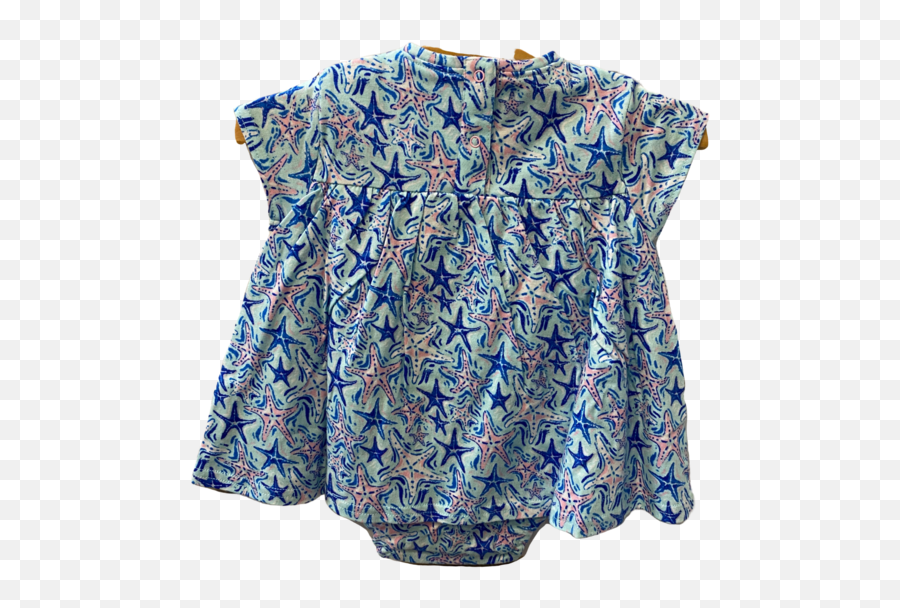 Blue Starfish Onesie Dress - Short Sleeve Png,Blue Starfish Logo