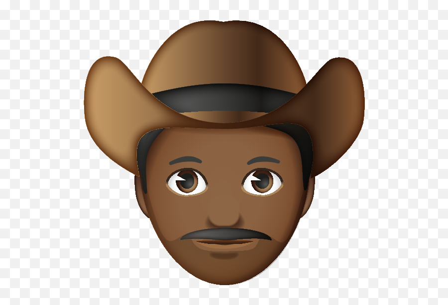 Cowboy Emoji - Black Cowboy Hat Emoji Png,Cowboy Emoji Transparent