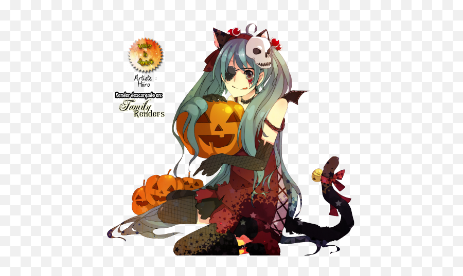 Png - Miku Neko Hatsune Miku Halloween Gif,Vocaloid Logo