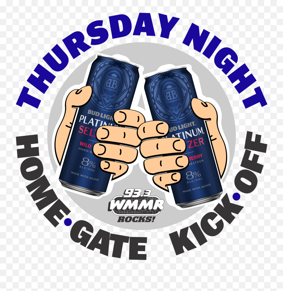 Bud Light Platinum Seltzer Thursday Night Homegate Kickoff - Wmmr Png,Bud Light Can Png