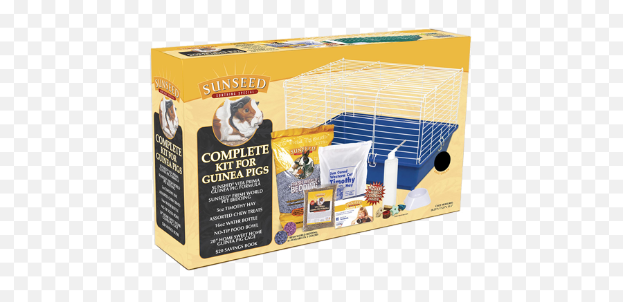 Sunseed Home Sweet Starter Kit For Guinea Pigs - Guinea Pig Starter Kit Png,Guinea Pig Png