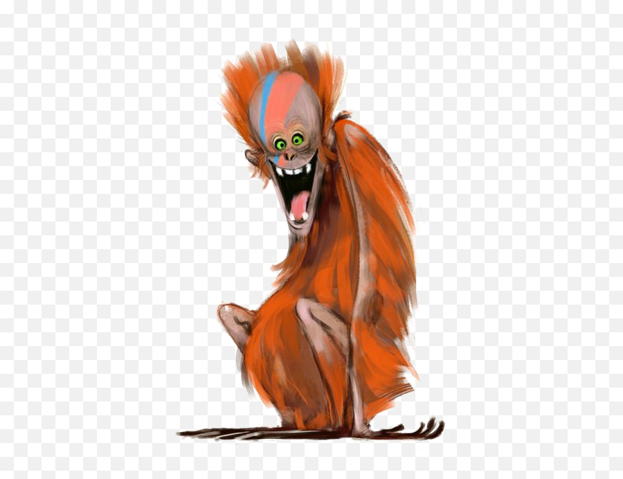 Download Hd Western Gorilla - Orang Utan Cartoons Orangutan Cartoon Png,Orang Png