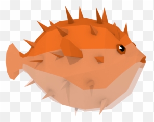 Lowpoly Colurful Reef Fishes - Fugu png