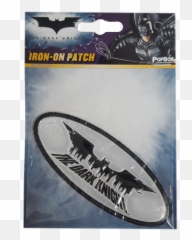 Logo With City Silhouette Iron - Batman png