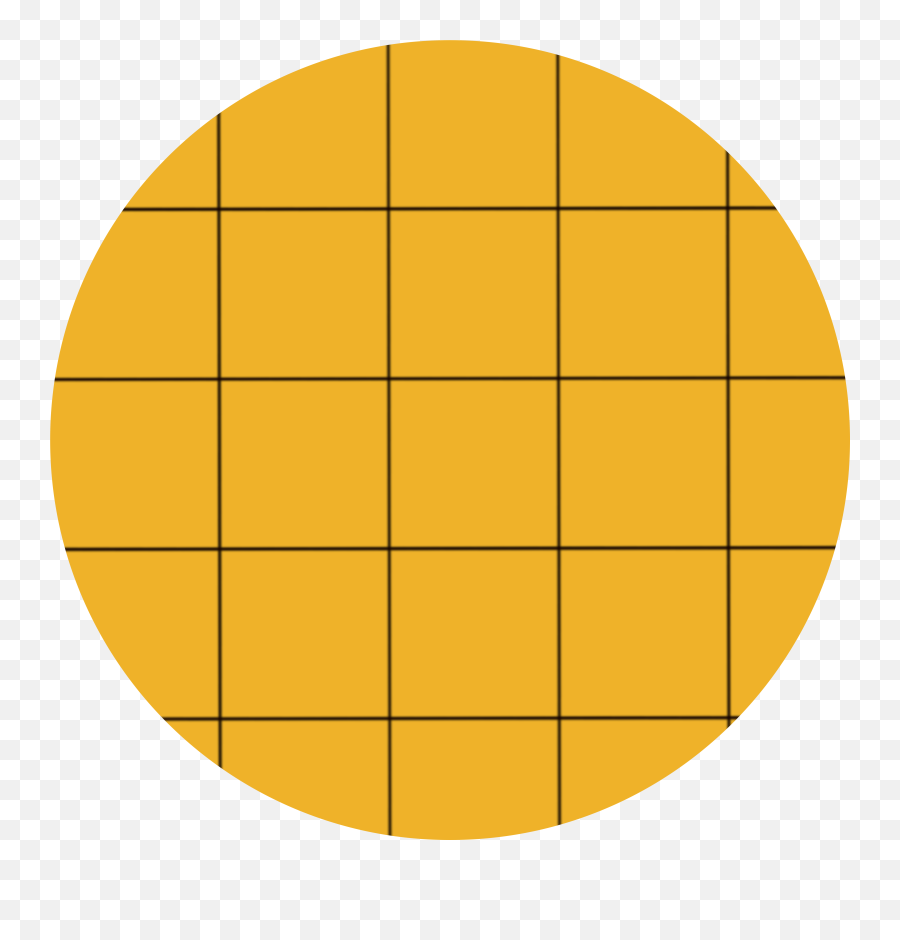 Aesthetic Grid Circle Background - Aesthetic Yellow Grid Background Png,Grid Background Png