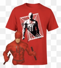 Daredevil Bust And T - Super Mario Odyssey Cappy Shirt Png,Daredevil Transparent
