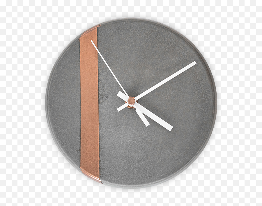 Rose Gold Pinstripe Clock - Solid Png,Gold Clock Png
