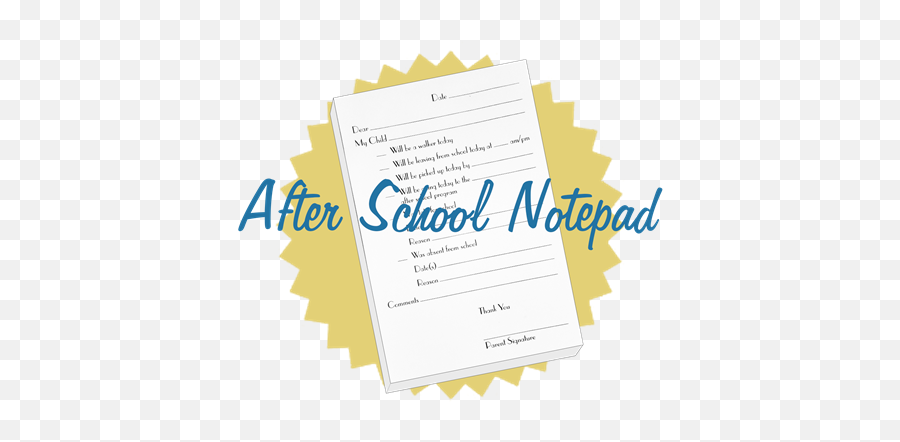 Overview After School Note Pads For Purchase - Bobo Test Png,Note Pad Png