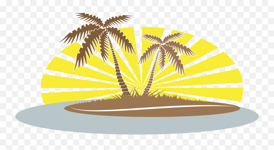 Download Hd Palm Trees Png Library - Date Palm Tree Date Tree Clip Art,Palm Trees Png