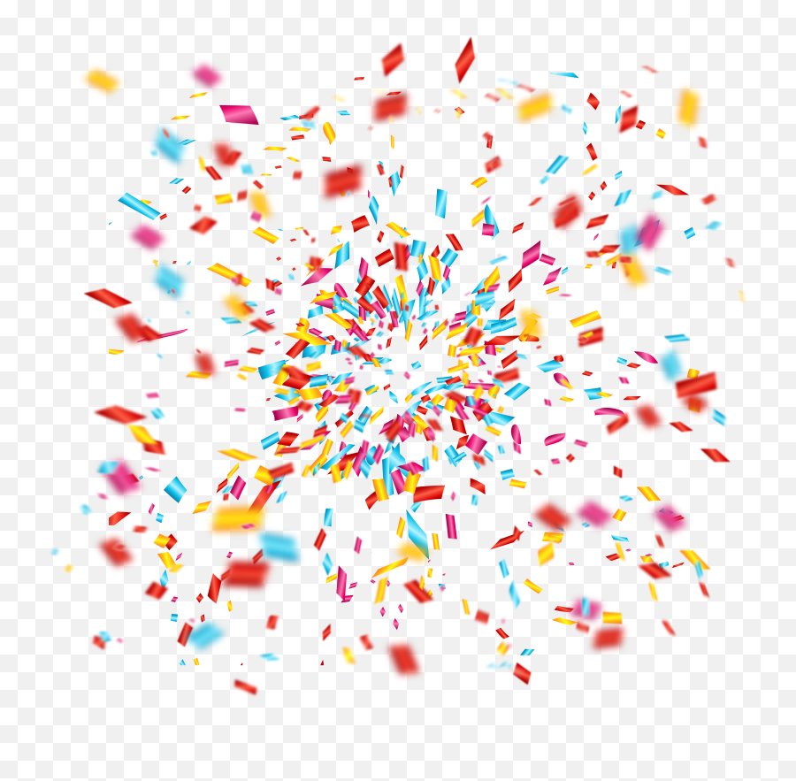 Fireworks Confetti Png Party Transparent