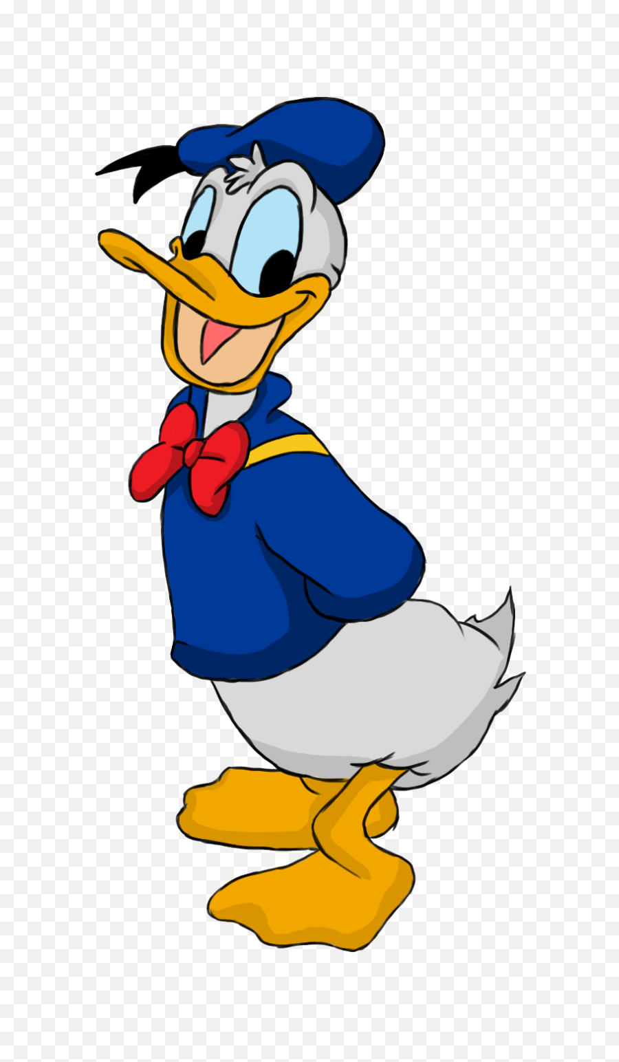 Download Hd Free Png Donald Duck Clipart Photo - Donald Duck Easy Drawing,Duck Clipart Png
