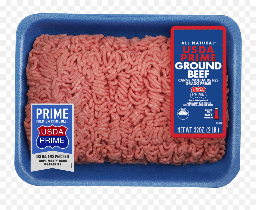 Fat Usda Prime Ground Beef Tray - Prime Ground Beef Png,Ground Beef Png