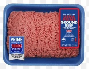 Fat Usda Prime Ground Beef Tray - png