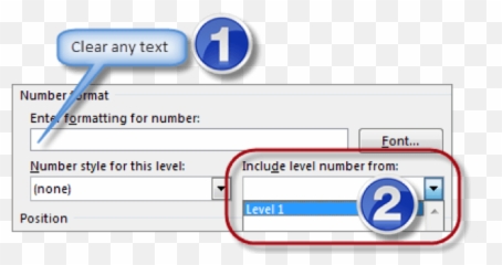 W2 02 How To Set Up Multilevel Numbering Word That Works - Language png