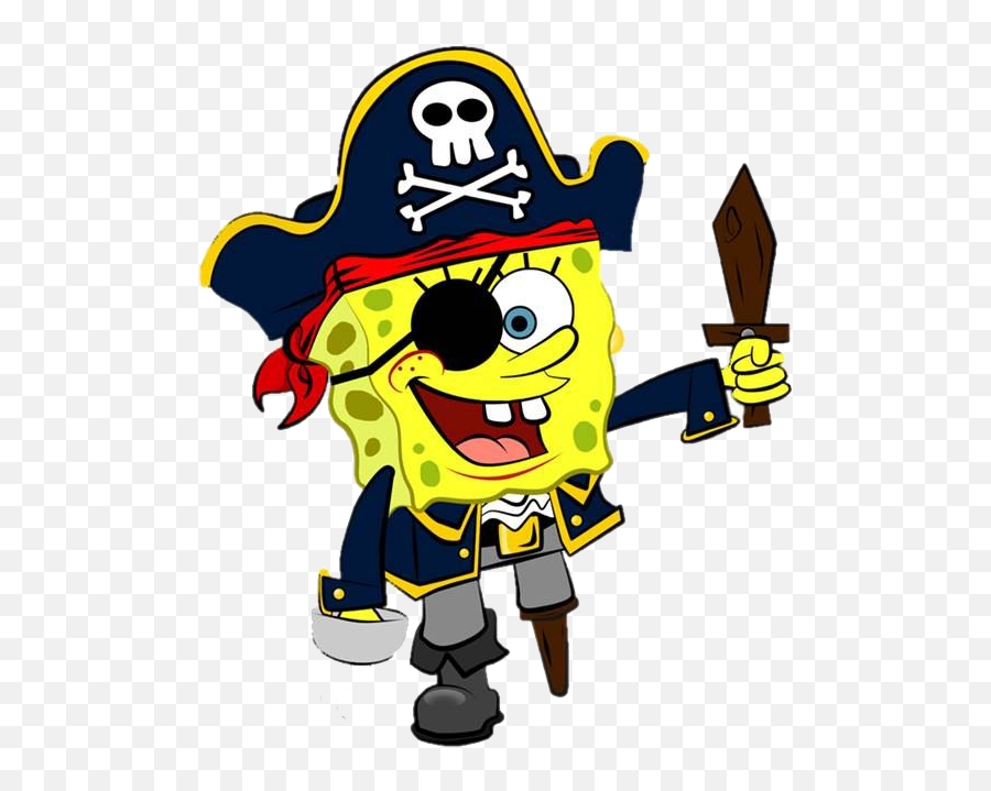 Transparent Spongebob Pirate - Spongebob As A Pirate Png,Pirate Transparent