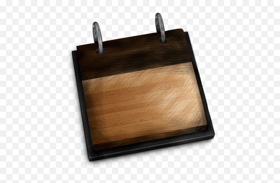 Ical Wooden Icon - Wood Icon Notepad Png,Wood Icon Set
