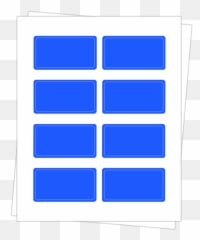 Rounded Corner Sheet Labels - Appstore Ads Txt png