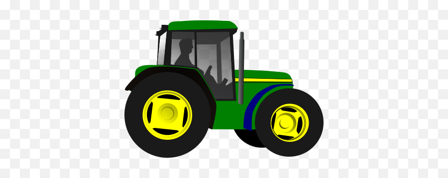 Tractor Clipart Png In This 2 Piece Svg And - John Deere Tractor Cartoon,Tractor Icon