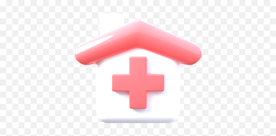 Premium Hospital 3d Illustration Download In Png Obj Or - Religion,Klinik Icon