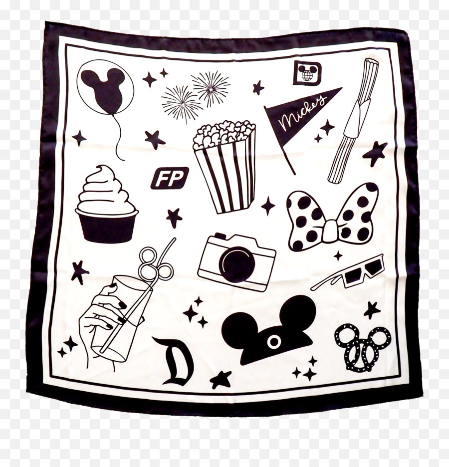 Magic Icons Silk Scarf Png Icon
