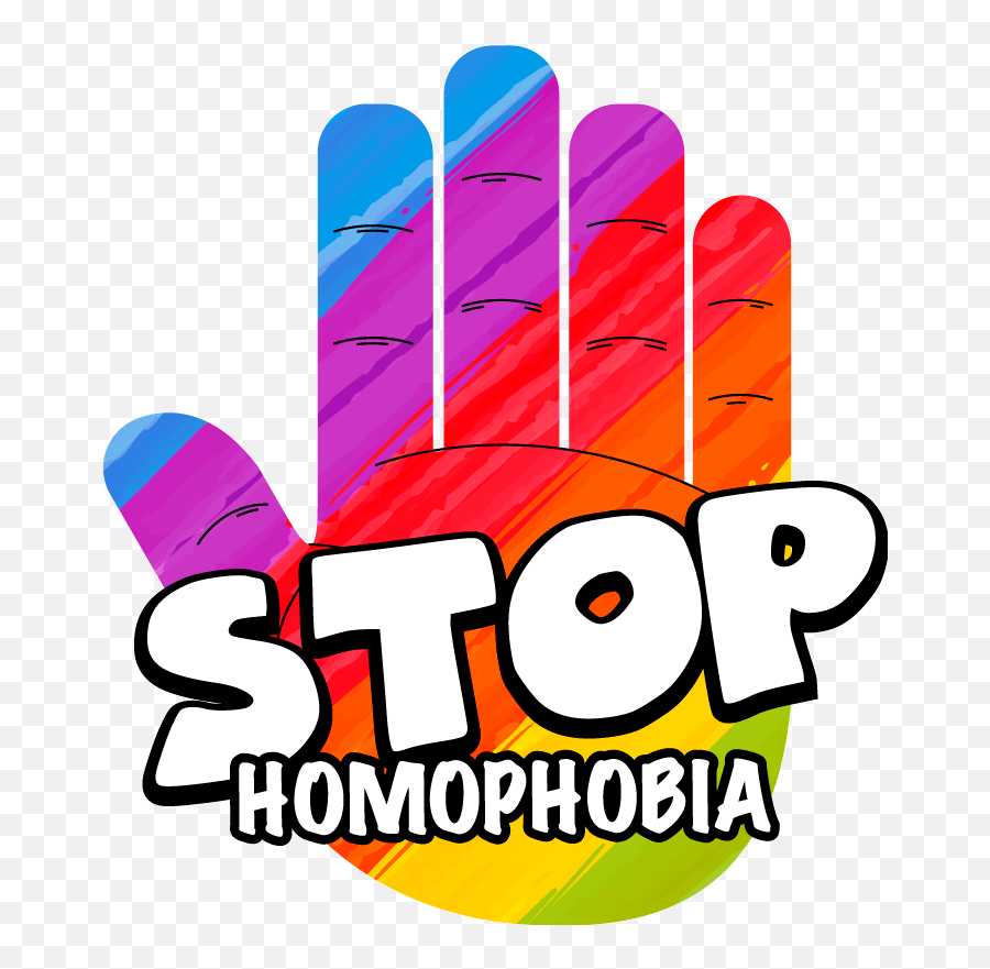 Stop Homophobia Concept Hand Icon Decal - Tenstickers Language Png,Icon Decal