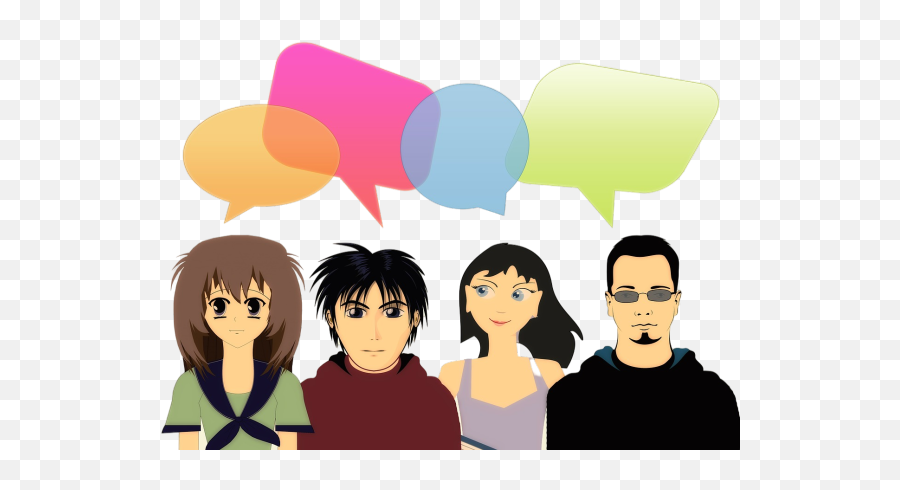 People Talking Png Images Download - French Discussion,People Talking Icon Png
