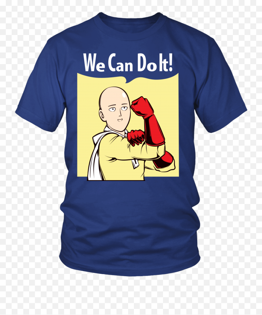 We Can Do It Png - One Punch Saitama We Can Do It Men Short Larry Bernandez T Shirt,Saitama Transparent