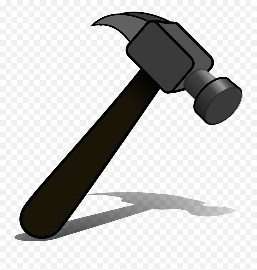 Wrench And Hammer Clipart Royalty Free Stock - Black Hammer Cartoon Png,Hammer And Screwdriver Icon