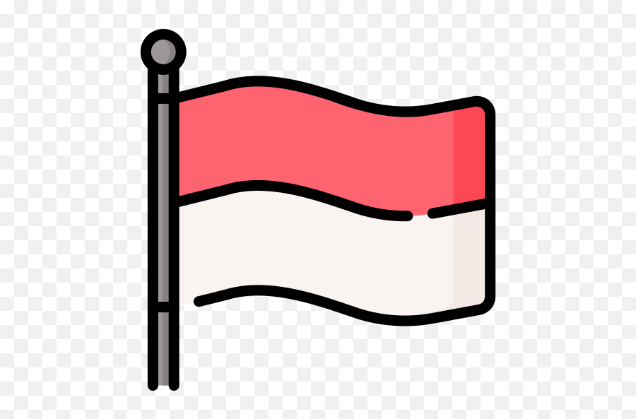 Indonesia - Free Flags Icons Horizontal Png,Indonesia Icon