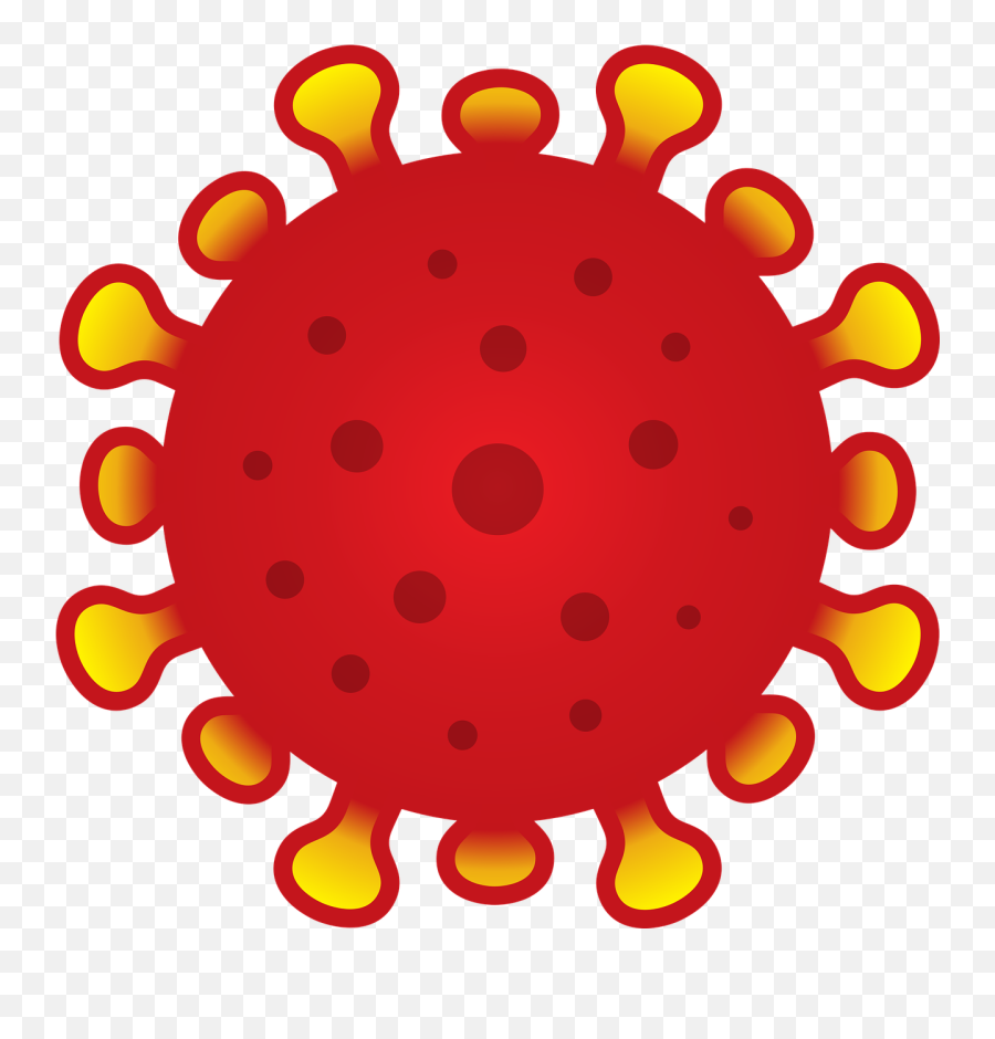 Corona Red Yellow - Free Vector Graphic On Pixabay Virus Png,Blood Cell Icon