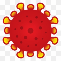 Corona Red Yellow - Free vector graphic Pixabay Virus Png