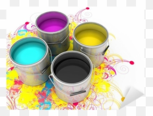 Sticker Colori Cmyk Splash - PIXERSHK Decorative png