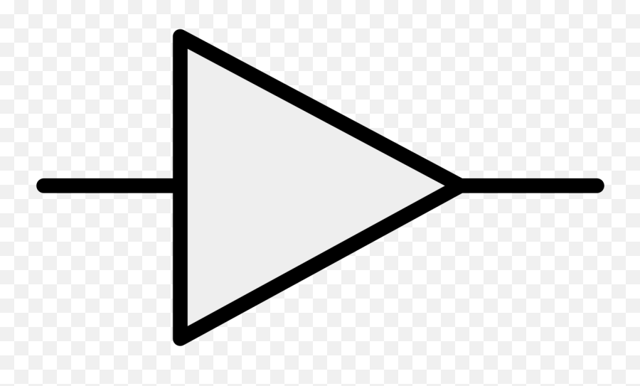 Fileamplifier Symbolsvg - Wikimedia Commons Amplifier Symbol Png,Circuitry Icon