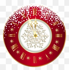Download Free Christmas Countdown New Year Ornament Clock Png