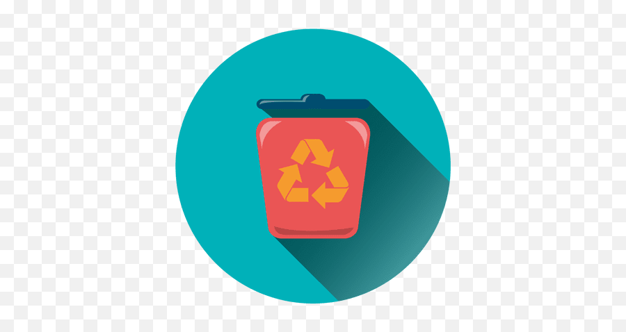 Transparent Png Svg Vector File - Recycle Bin Round Icon,Recycle Bin Png