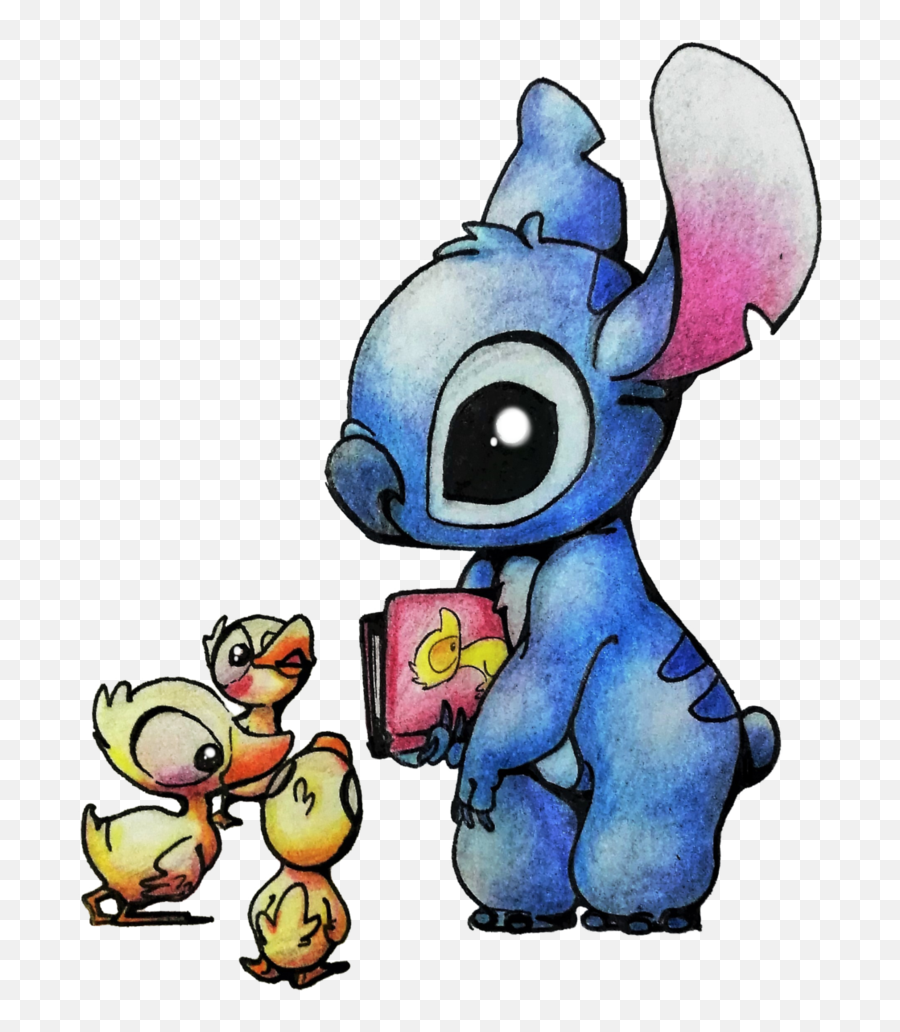 Stitch Clipart Imagenes De Picture - Imagenes De Stitch Con Patitos Png,Stich Png