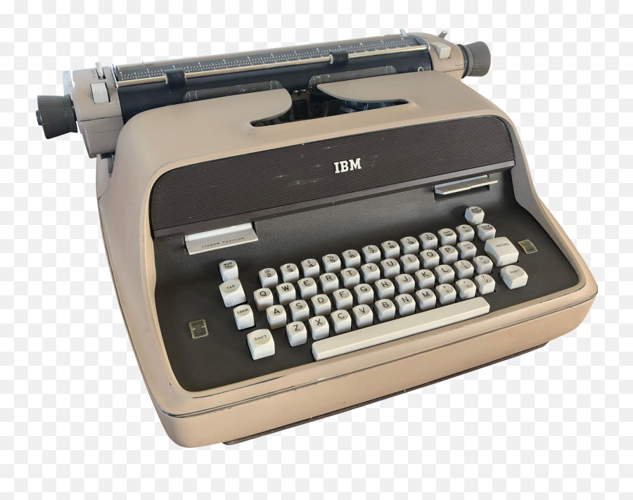 Vintage 1960s Ibm Model C Electric Typewriter - Machine Png,Typewriter Png