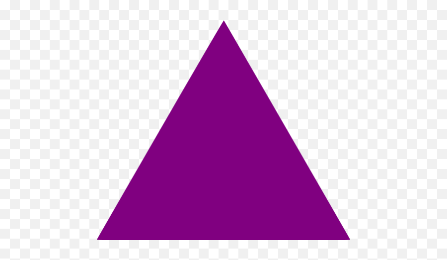 Purple Triangle Icon - Free Purple Shape Icons Purple Triangle Clipart Png,Triangle Png Transparent