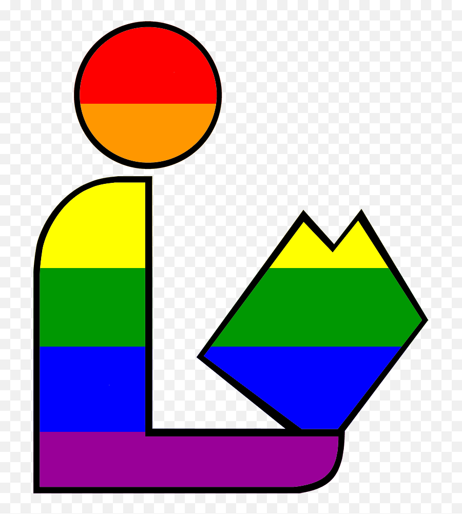 Gay Pride Rainbow Library Logo - Homosexual Biromantic Png,Gay Png