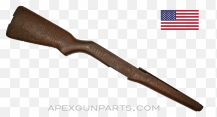 Download M1 Garand Rifle Stock - American Flag Png,M1 Garand Png