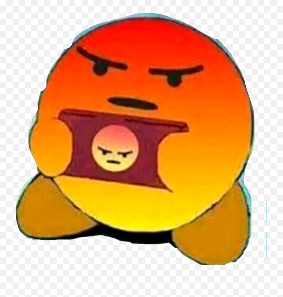 Download Kirby Mad Triggered Funny Red Memes - Angry Angry Kirby Meme Png,Kirby Transparent Background
