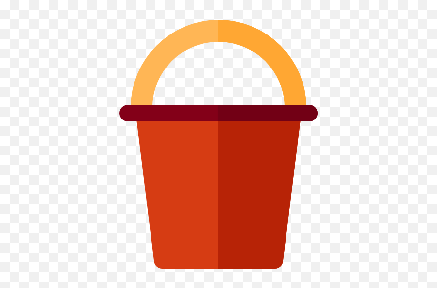 Bucket Icon Myiconfinder - Red Bucket Icon Png,Bucket Png