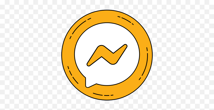 Communication Logo Message Messenger - Messenger Icon Orange Png,Messenger Logo