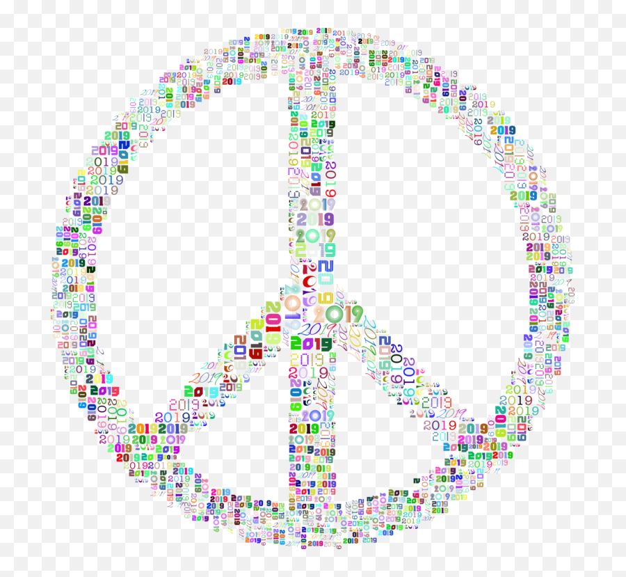 Download Peace Symbol Png - Peace Sign With Words,Peace Sign Transparent Background