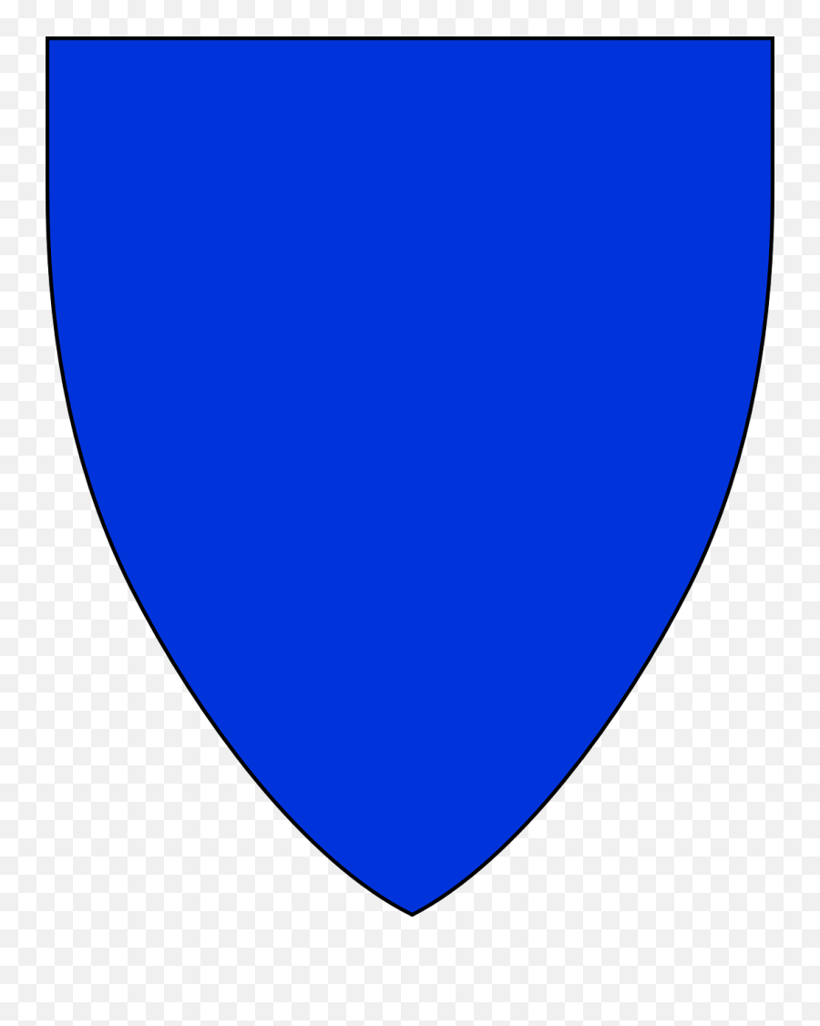 Shield Blank Shape - Blue Clipart Shield Png,Shield Shape Png