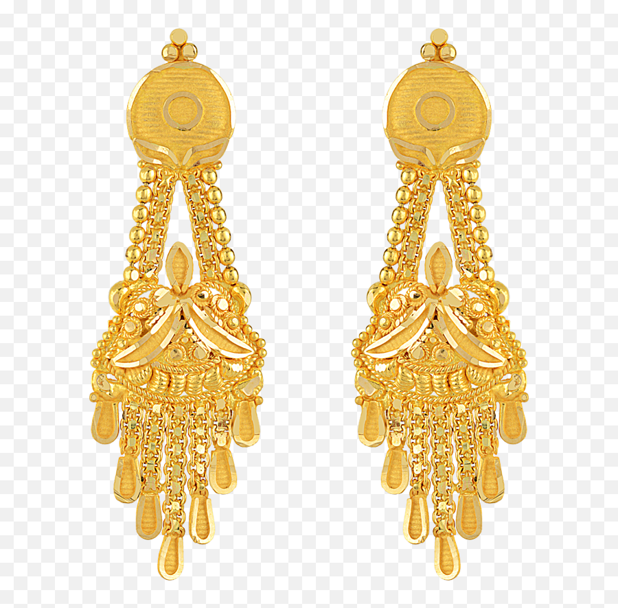 Gold Earring Png 4 Image - Gold Earing Jewellery Png,Gold Earring Png